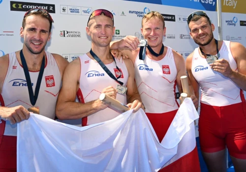 Varese. Wioślarstwo. Czwórka podwójna wicemistrzami Europy!