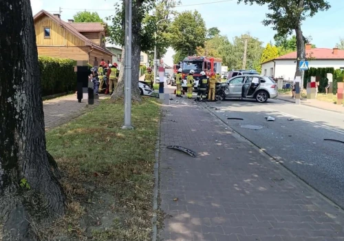 Wypadek na Węgierskiej w Starym Sączu. Są poszkodowani