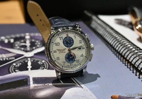 Aviator Swiss Made Douglas DC-3 Chronograph. Sportowy zegarek z nutką elegancji