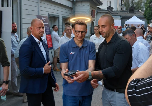 Byliśmy na grillu u Mateusza Morawieckiego