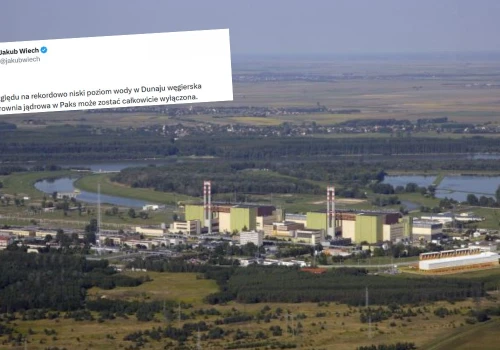 Węgry: przez wysychający Dunaj może dojść do wyłączenia jedynej elektrowni atomowej