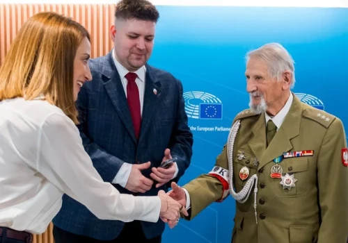 Szefowa PE spotkała się z powstańcem. Tak go nazwała