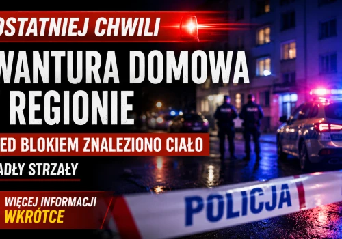 Awantura w Trzciance zakończyła się tragedią! Policjanci użyli broni, przed blokiem znaleziono ciało