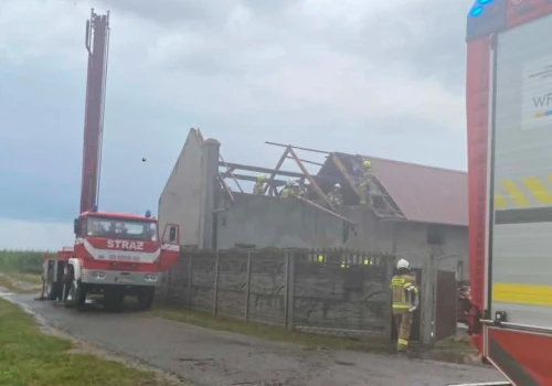 Gwałtowna nawałnica nad powiatem krotoszyńskim. Najbardziej ucierpiała gmina Rozdrażew