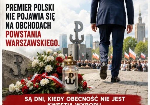 Nieobecność, która staje się symbolem Tuska. Dlaczego premiera znów zabrakło przy Powstańcach?