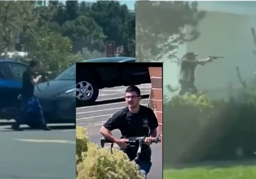 Strzelanina na parkingu w USA. Przypadkowy kierowca wysiadł i otworzył ogień do napastnika