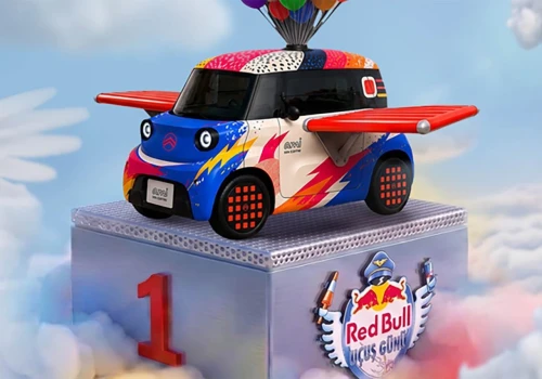 Latający Citroën Ami na Red Bull Uçuş Günü 2026 w Stambule