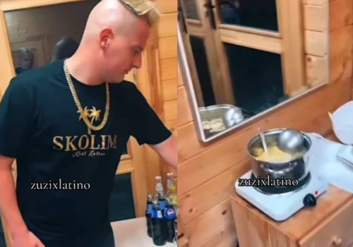 Skolim pokazał, co ekipa jada i pije przed koncertem. Fani zwrócili uwagę na jeden szczegół
