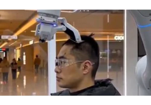 Koniec fryzjerów? W Chinach robot strzyże ludzi za grosze