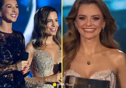 Olśniła w zjawiskowej sukni. Prowadzący Miss Polski zachwycili elegancją