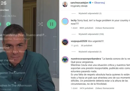 Hiszpania we łzach i w ogniu, a lewicowy premier... chwali się wakacyjną playlistą. Burza w sieci