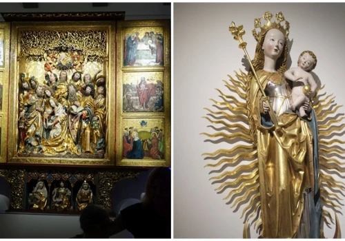Zabytki ziemi świdnickiej na wyjątkowej wystawie we Wrocławiu. Słynny ołtarz szafiasty i Piękna Madonna zachwycają w Pawilonie Czterech Kopuł
