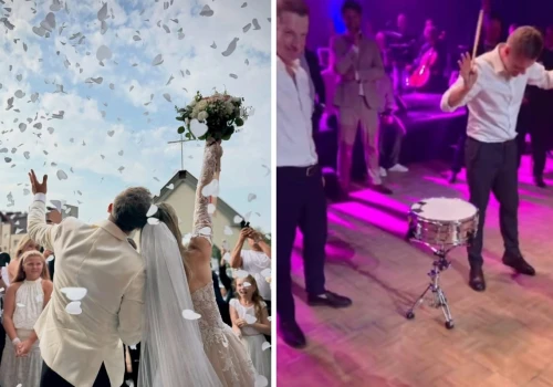 Ślub Rafała Brzozowskiego przyciągnął gwiazdy. Bracia Mroczek skradli show na weselu
