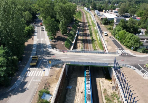 Wiadukt i nowa kładka już gotowe. Trwa wielka inwestycja w Katowicach