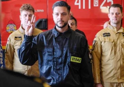 Sylwester Ryngwelski złożył ślubowanie i zasilił szeregi strażaków w Chojnicach