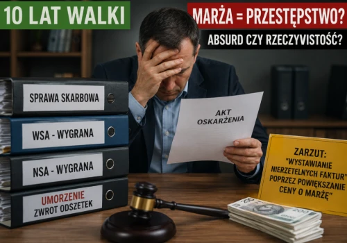 Po 10 latach wygrał ze skarbówką. Prokuratura nadal ściga go za… marżę