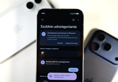 Google zmodyfikuje Tap to Share dla Androida. Przesyłanie plików zadziała inaczej niż AirDrop