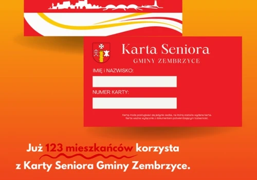 Karta Seniora gminy Zembrzyce cieszy się niezłym wzięciem