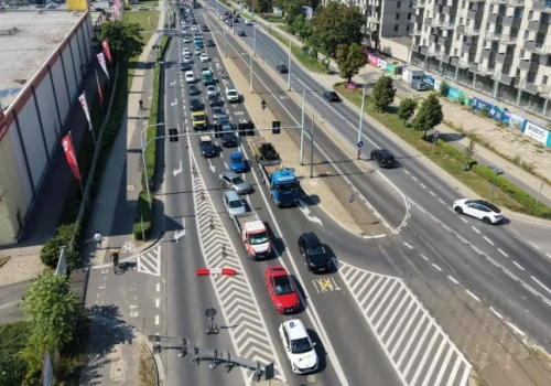 Wielki korek na Krakowskiej. I tak przez najbliższe dwa tygodnie