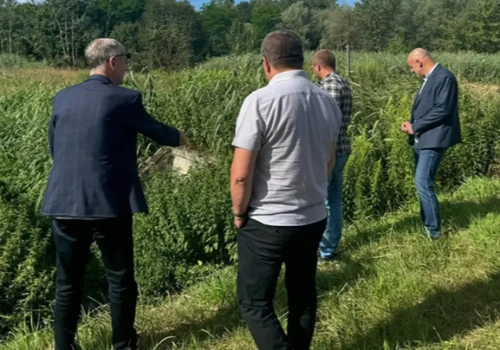 PGG naprawia koryto cieku Imielanka