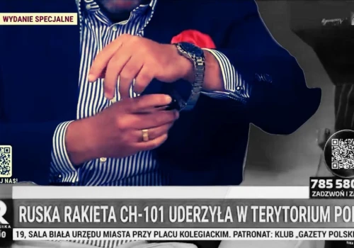 Ruska rakieta na pasku, zegarek za 699 zł na ręku. Republika przebiła dno i idzie na rympał