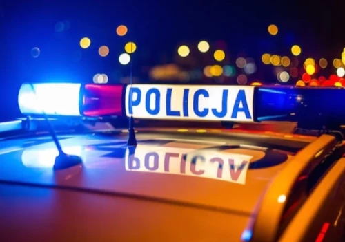 Policyjny pościg pod Słupcą. Potrącono policjantkę, kierowca uciekł do lasu