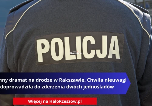 Poranny dramat na drodze w Rakszawie. Chwila nieuwagi doprowadziła do zderzenia dwóch jednośladów
