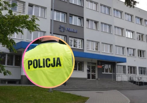Gruba zadyma w Chełmie. Pijany policjant zaparkował w ścianie własnej komendy