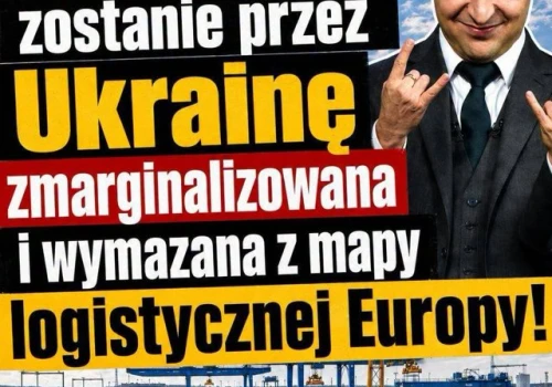 Ukraina buduje korytarz, który ma OMINĄĆ Polskę. A my za to płacimy z własnej kieszeni!