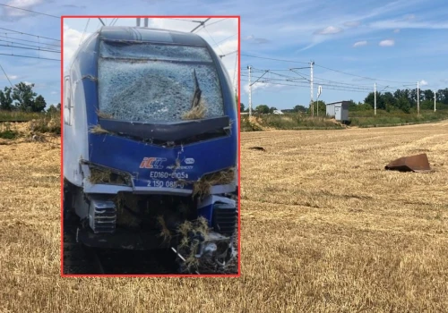 Mógł doprowadzić do katastrofy. Pijany traktorzysta wjechał pod pociąg