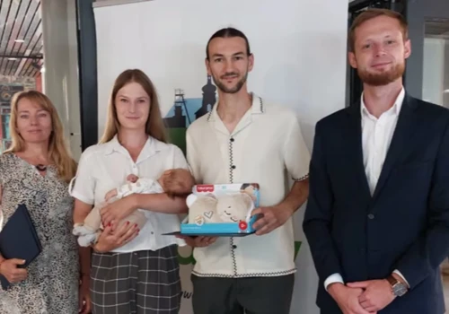 Najmłodsi Lędzinianie powitani