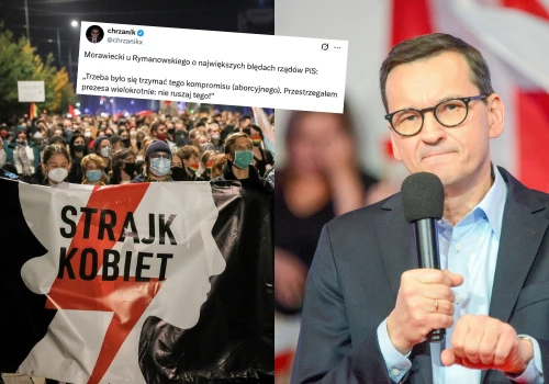 Morawiecki wyjawił, że nie chciał ruszać tematu aborcji i ostrzegał prezesa, że będzie problem