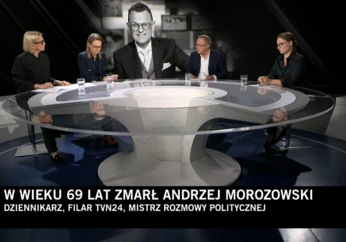 Tak TVN24 pożegnało Morozowskiego. 