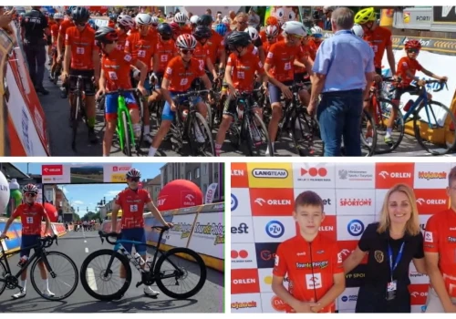 Zawodnicy KS Kulesze Kościelne rywalizują w Tour de Pologne Junior