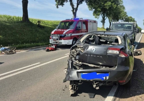 Tragiczny wypadek pod Płockiem. Nie żyje 76-letnia rowerzystka