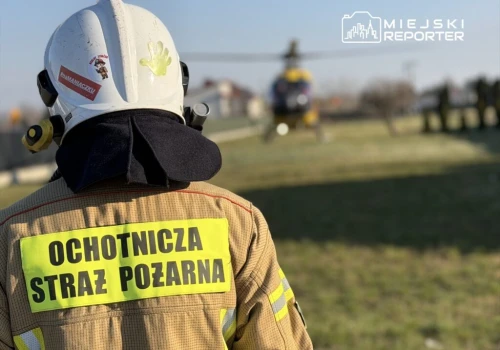Noga pięciolatki dostała się do maszyny rolniczej. Interweniował śmigłowiec LPR