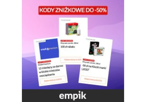 Zapoluj na limitowane kody rabatowe w ramach Empik Days. Empik Premium za darmo i nie tylko