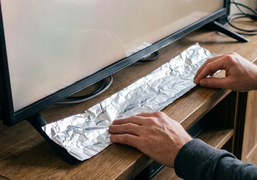 Po co kłaść folię aluminiową pod telewizorem? Większość osób nie ma o tym pojęcia