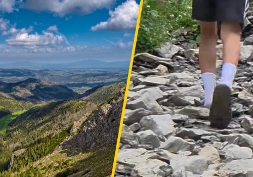 Pokazali nagranie z Tatr. W takim obuwiu dziecko wspinało się po kamieniach