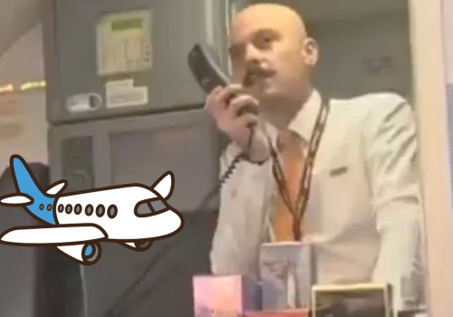 Czy leci z nami komik? Steward Ryanaira hitem internetu