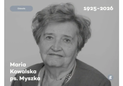 Zmarła Maria Kowalska z grupy „Kobiety Pistolety”, sanitariuszka pułku „Baszta”