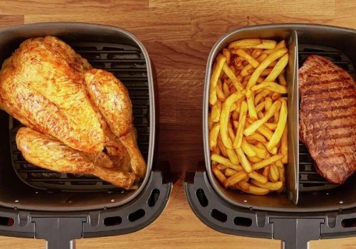 Ten air fryer działa 40 proc. szybciej niż piekarnik. Ma 8 programów gotowania, grilluje