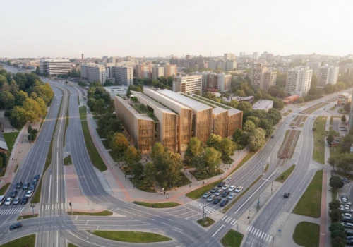 Świątynia ciszy przy najgłośniejszym rondzie w mieście. Tak mogła wyglądać nowa Filharmonia Krakowska