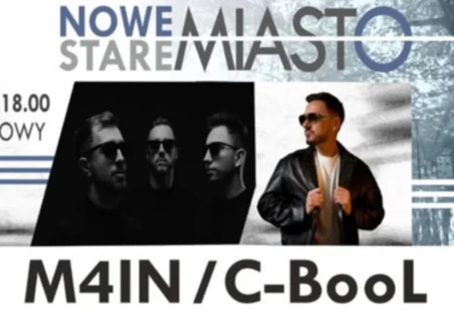 M4IN i C-Bool wystąpią w Parku Zamkowym 7 sierpnia