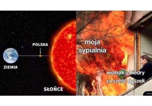 Żar leje się z nieba, a internet płonie od memów. Zobaczcie najlepsze żarty z upałów