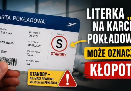 Litera „S” na karcie pokładowej? Może oznaczać kłopoty. Pasażerowie powinni wiedzieć, co oznacza „standby”