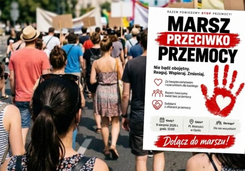 „Marsz przeciwko przemocy” w Opolu. Protest wobec aktów agresji