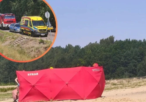 Koszmarne sceny nad Zalewem Porajskim. Plażowicze walczyli o życie 55-latka!