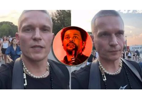 Dramat gwiazdora na koncercie The Weeknd. Zrozpaczony Pniewski musiał ZDJĄĆ outfit za tysiące złotych