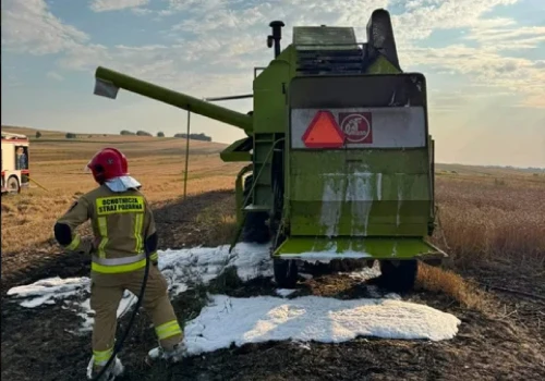 Kolejne pożary w rolnictwie. Płoną maszyny, ścierniska i zboże na pniu